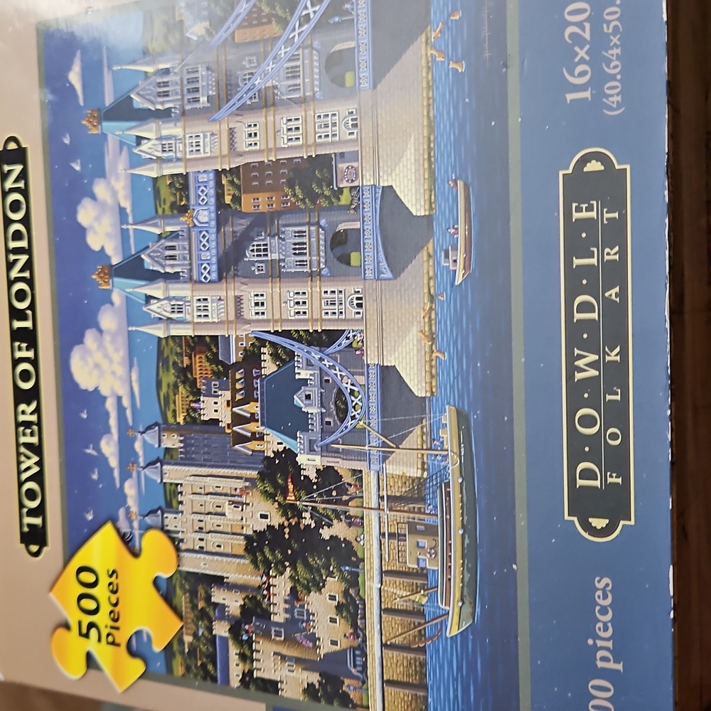 Dowdale Folk Art Tower Of London Puzzle Jigsaw 500 Pieces